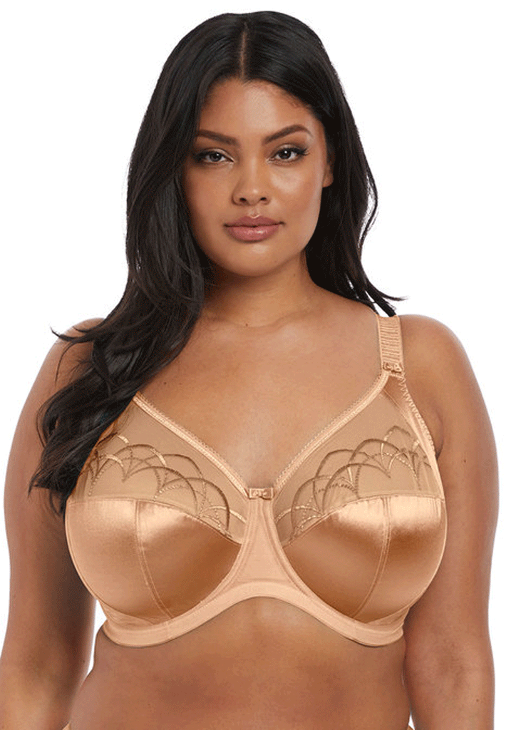 Elomi Cate Underwire Full Cup Banded Bra, Hazel | Elomi Cate Full Coverage Bra